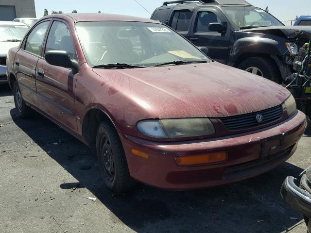 JM1BB1412T0339827 - 1996 MAZDA PROTEGE DX BURGUNDY photo 1