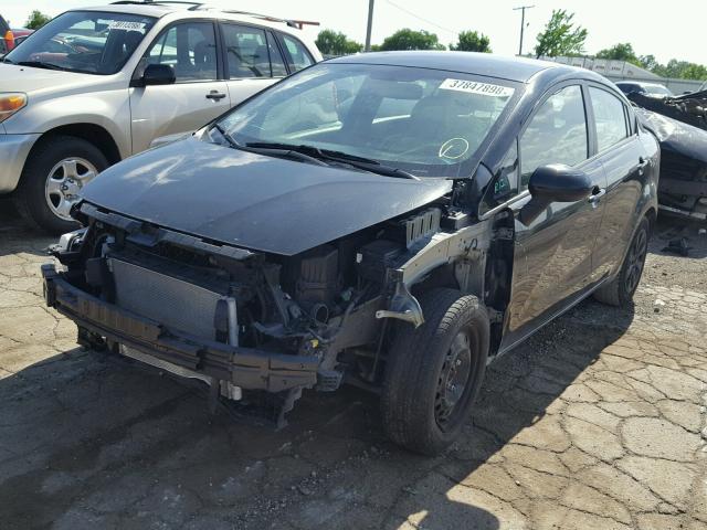 KNADM4A39C6045104 - 2012 KIA RIO LX BLACK photo 2