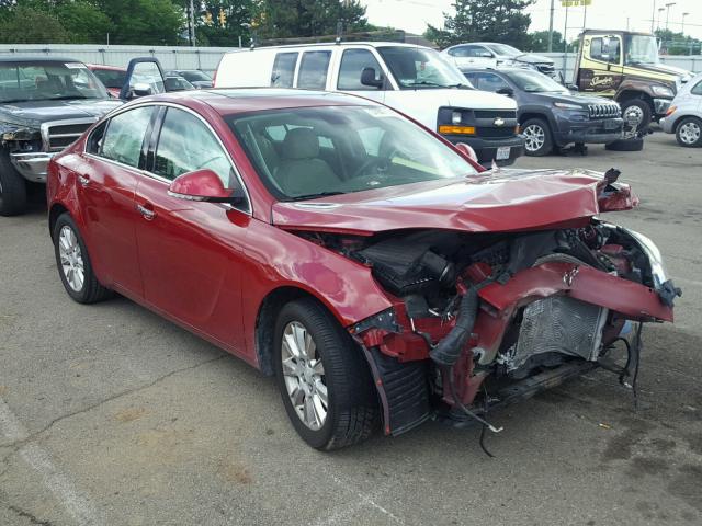 2G4GS5ER1D9248147 - 2013 BUICK REGAL PREM RED photo 1