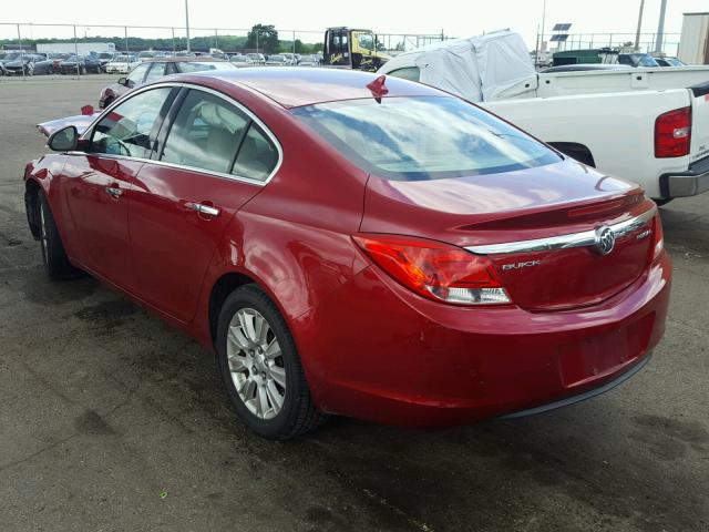 2G4GS5ER1D9248147 - 2013 BUICK REGAL PREM RED photo 3