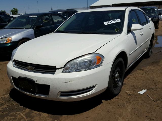 2G1WS583781290732 - 2008 CHEVROLET IMPALA POL WHITE photo 2