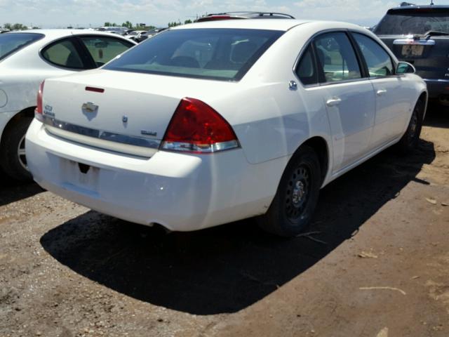 2G1WS583781290732 - 2008 CHEVROLET IMPALA POL WHITE photo 4