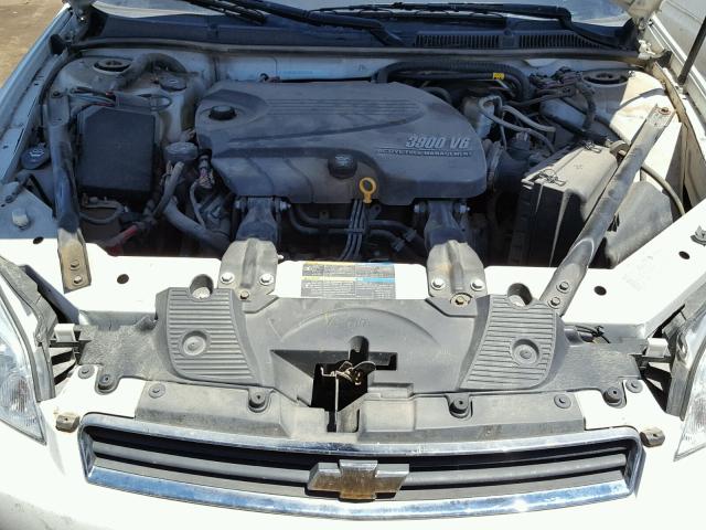 2G1WS583781290732 - 2008 CHEVROLET IMPALA POL WHITE photo 7