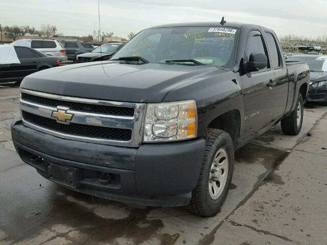 1GCEK19C68Z238235 - 2008 CHEVROLET SILVERADO BLACK photo 2