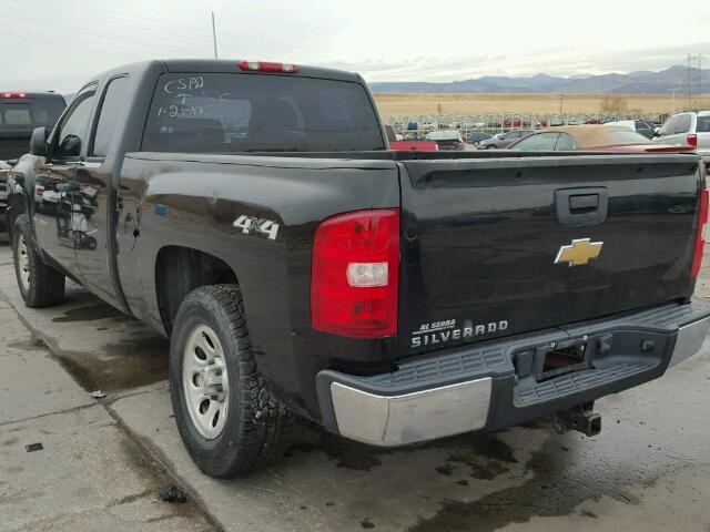 1GCEK19C68Z238235 - 2008 CHEVROLET SILVERADO BLACK photo 3