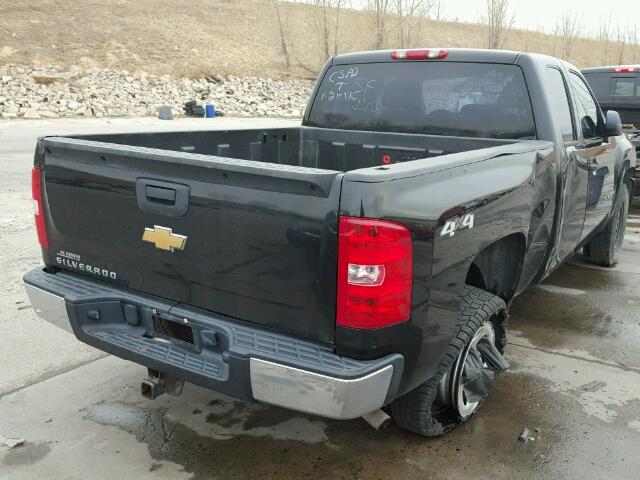 1GCEK19C68Z238235 - 2008 CHEVROLET SILVERADO BLACK photo 4