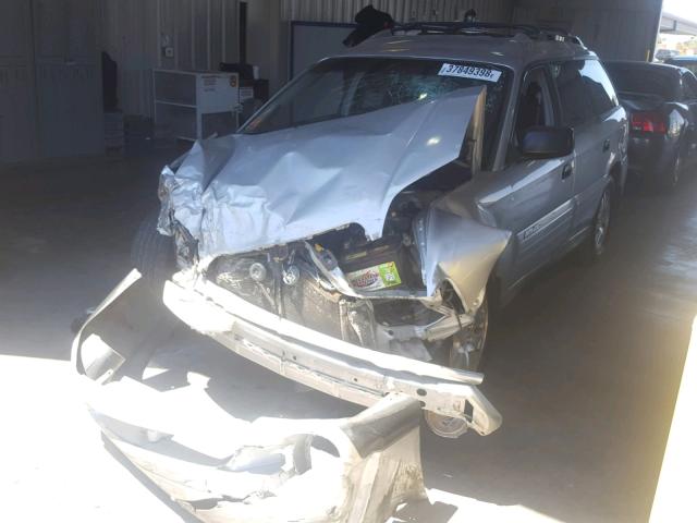 4S3BH675347610753 - 2004 SUBARU LEGACY OUT SILVER photo 2