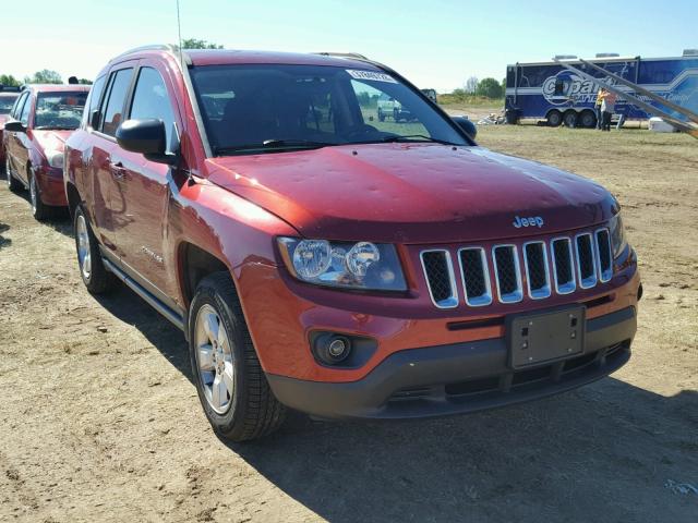 1C4NJCBA9ED865477 - 2014 JEEP COMPASS SP RED photo 1