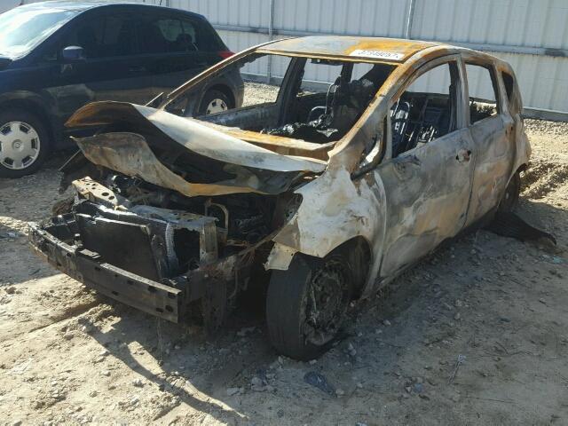 3N1CE2CP4EL396773 - 2014 NISSAN VERSA NOTE BURN photo 2