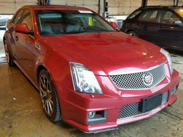 1G6DN57P890171758 - 2009 CADILLAC CTS-V RED photo 1