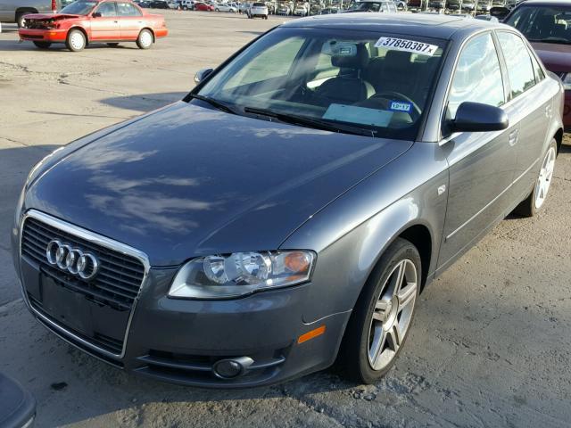 WAUAF78E27A223220 - 2007 AUDI A4 2 GRAY photo 2