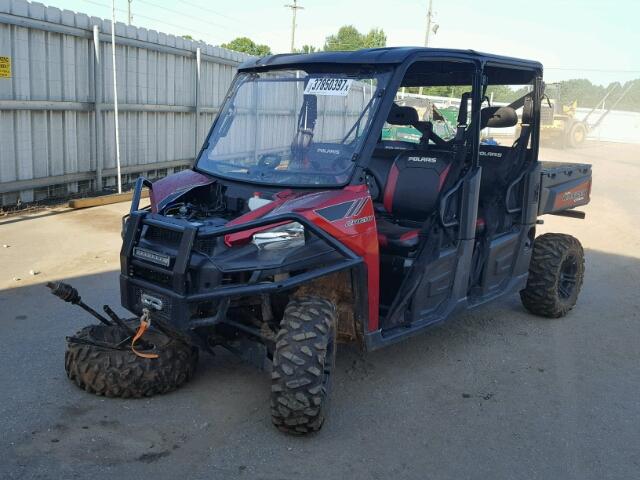 4XAWH9EAXEG351044 - 2014 POLARIS RANGER 900 RED photo 2