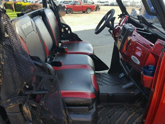 4XAWH9EAXEG351044 - 2014 POLARIS RANGER 900 RED photo 5