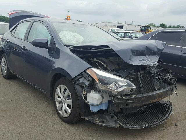 2T1BURHE7EC203921 - 2014 TOYOTA COROLLA L GRAY photo 1