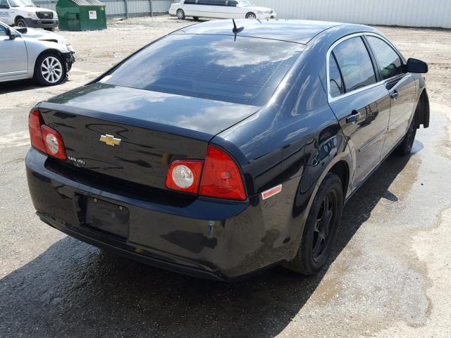 1G1ZB5E12BF291688 - 2011 CHEVROLET MALIBU LS შავი ფოტო 4
