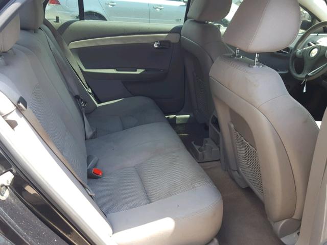 1G1ZB5E12BF291688 - 2011 CHEVROLET MALIBU LS შავი ფოტო 6