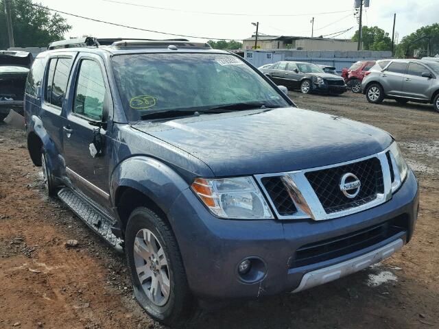 5N1AR18B18C609397 - 2008 NISSAN PATHFINDER BLUE photo 1