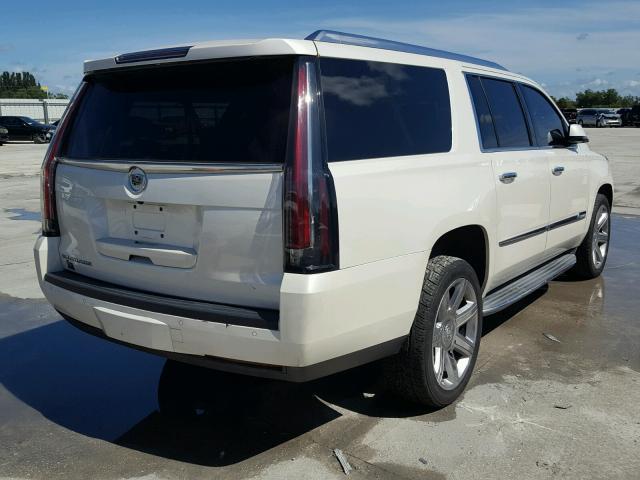 1GYS3HKJ2FR298716 - 2015 CADILLAC ESCALADE E WHITE photo 4