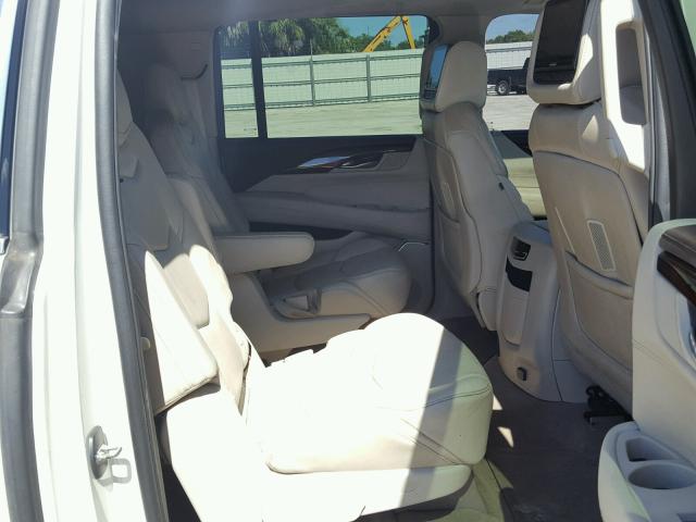 1GYS3HKJ2FR298716 - 2015 CADILLAC ESCALADE E WHITE photo 6