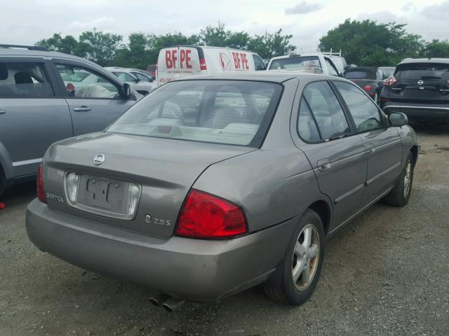 3N1AB51A04L467353 - 2004 NISSAN SENTRA 2.5 BEIGE photo 4