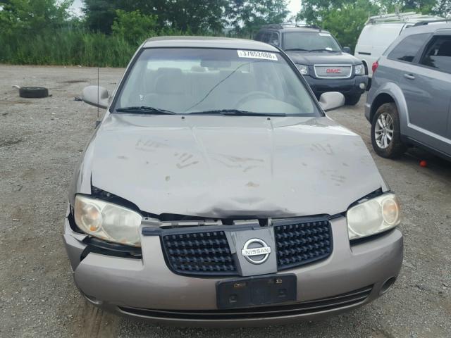 3N1AB51A04L467353 - 2004 NISSAN SENTRA 2.5 BEIGE photo 9