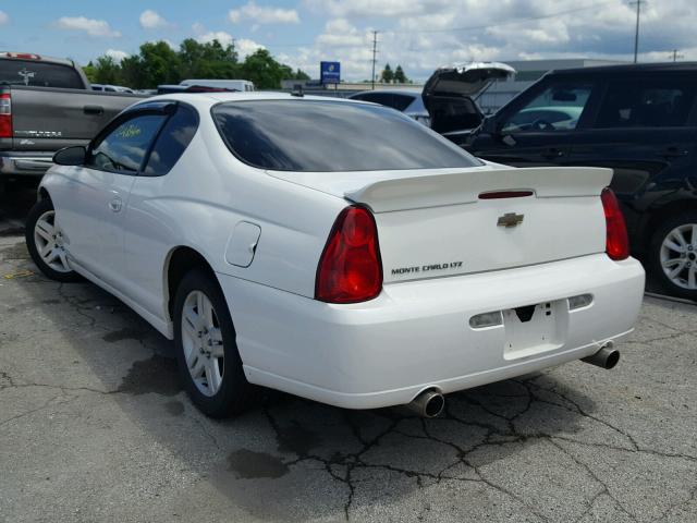 2G1WN151X69282321 - 2006 CHEVROLET MONTE CARL 白色 照片 3