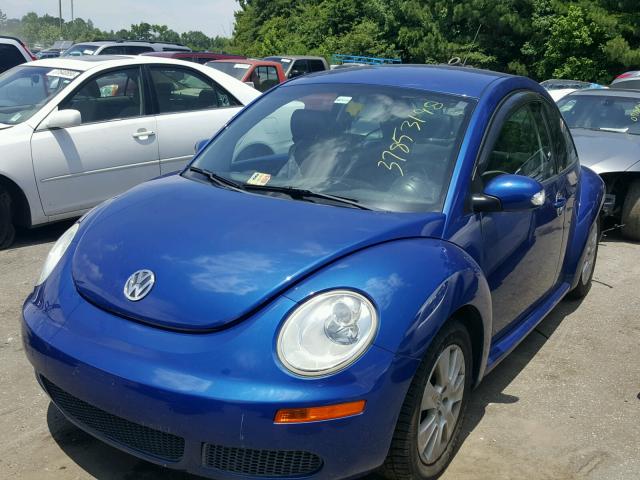 3VWPW31C98M516533 - 2008 VOLKSWAGEN NEW BEETLE ლურჯი ფოტო 2
