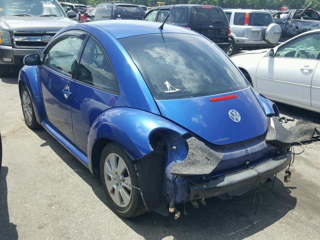 3VWPW31C98M516533 - 2008 VOLKSWAGEN NEW BEETLE ლურჯი ფოტო 3