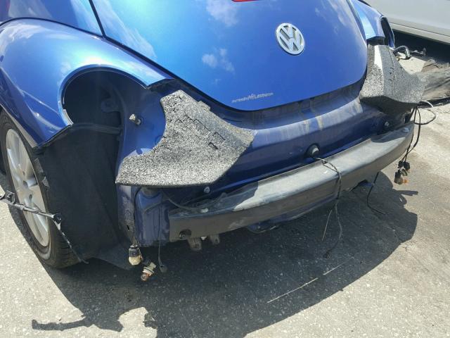 3VWPW31C98M516533 - 2008 VOLKSWAGEN NEW BEETLE ლურჯი ფოტო 9