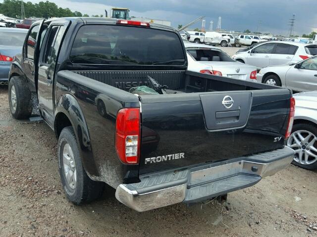 1N6AD0ER3CC403938 - 2012 NISSAN FRONTIER S BLACK photo 3