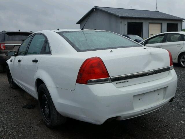 6G1MK5U26CL629345 - 2012 CHEVROLET CAPRICE PO WHITE photo 3