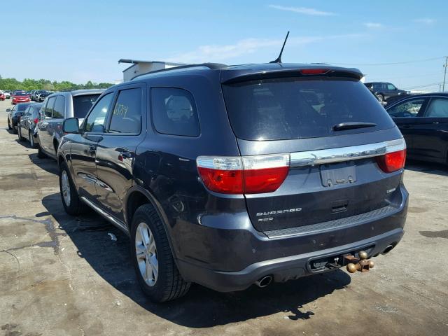 1C4SDJDT8CC282317 - 2012 DODGE DURANGO CR BLACK photo 3