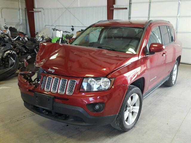 1C4NJDEB6ED858903 - 2014 JEEP COMPASS LA RED photo 2