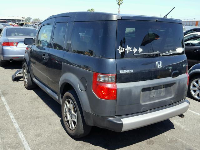 5J6YH18348L003410 - 2008 HONDA ELEMENT LX BLACK photo 3