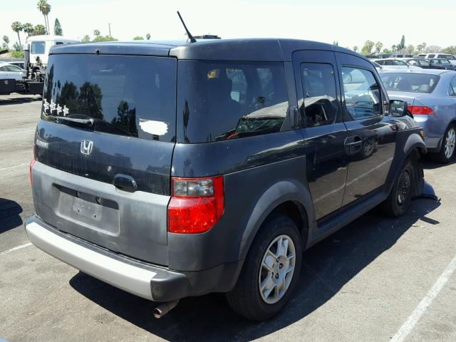 5J6YH18348L003410 - 2008 HONDA ELEMENT LX BLACK photo 4