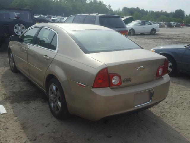 1G1ZH57B28F197470 - 2008 CHEVROLET MALIBU 1LT BEIGE photo 3