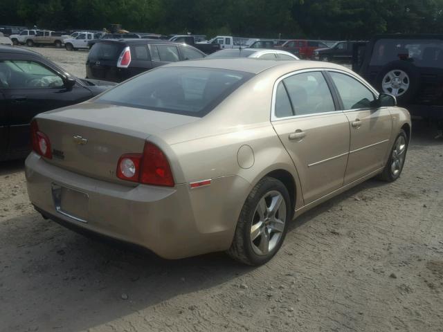 1G1ZH57B28F197470 - 2008 CHEVROLET MALIBU 1LT BEIGE photo 4