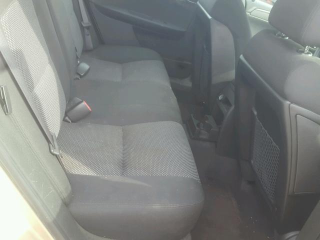 1G1ZH57B28F197470 - 2008 CHEVROLET MALIBU 1LT BEIGE photo 6