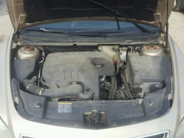 1G1ZH57B28F197470 - 2008 CHEVROLET MALIBU 1LT BEIGE photo 7