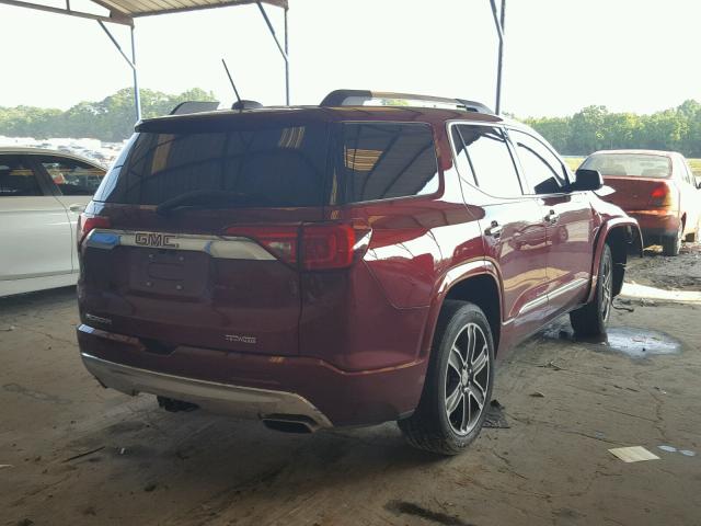 1GKKNPLS8HZ189136 - 2017 GMC ACADIA DEN BURGUNDY photo 4