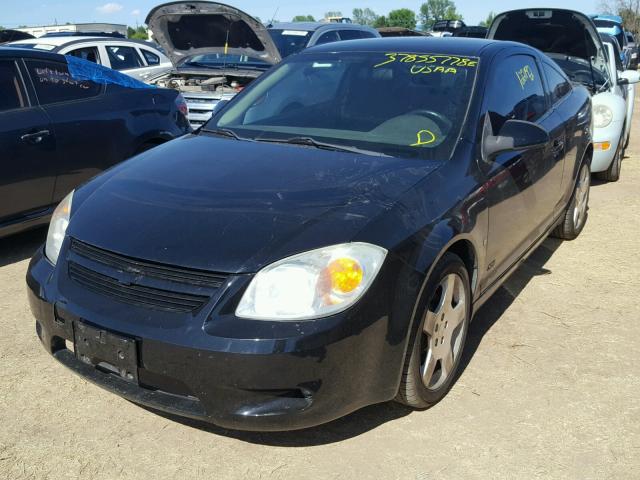 1G1AM15B567670242 - 2006 CHEVROLET COBALT SS BLACK photo 2