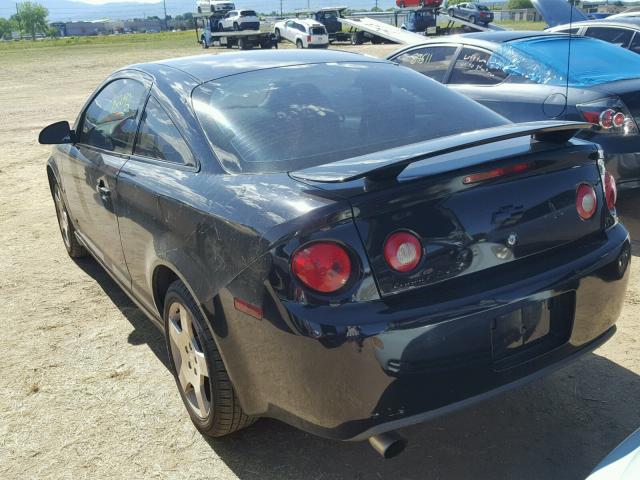 1G1AM15B567670242 - 2006 CHEVROLET COBALT SS BLACK photo 3