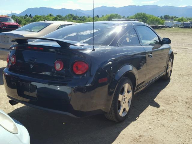 1G1AM15B567670242 - 2006 CHEVROLET COBALT SS BLACK photo 4