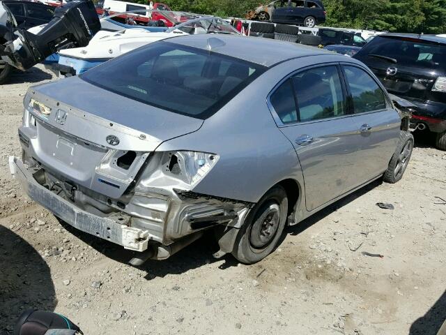 1HGCR6F36FA007188 - 2015 HONDA ACCORD SILVER photo 4