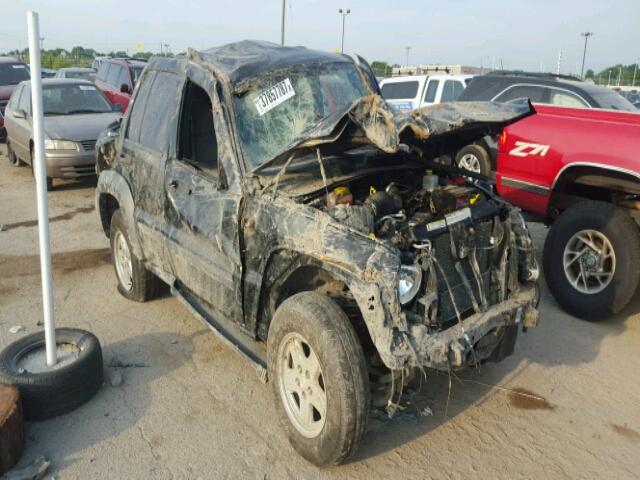 1J4GL48KX7W529993 - 2007 JEEP LIBERTY SP BLACK photo 1