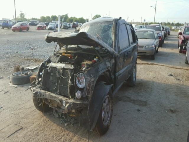 1J4GL48KX7W529993 - 2007 JEEP LIBERTY SP BLACK photo 2