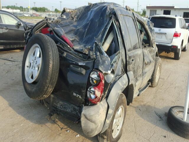 1J4GL48KX7W529993 - 2007 JEEP LIBERTY SP BLACK photo 9