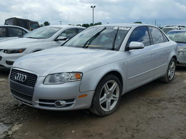 WAUAF78E77A214724 - 2007 AUDI A4 2 SILVER photo 2