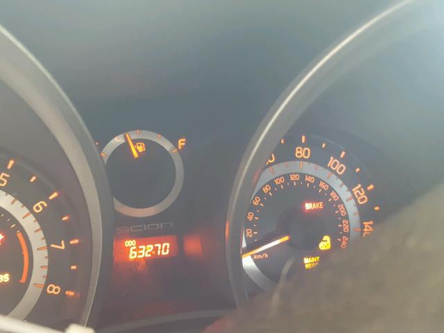 JTKJF5C7XC3031244 - 2012 TOYOTA SCION TC 黑色 照片 8