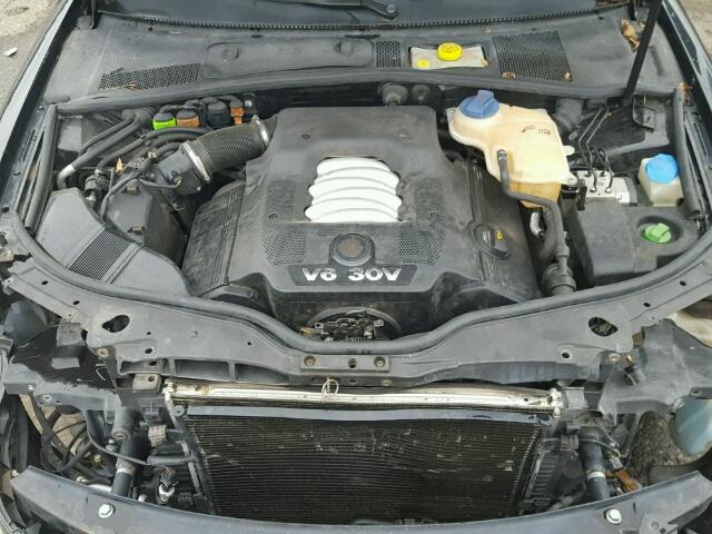 WVWTH63B83P344483 - 2003 VOLKSWAGEN PASSAT GLX BLACK photo 7